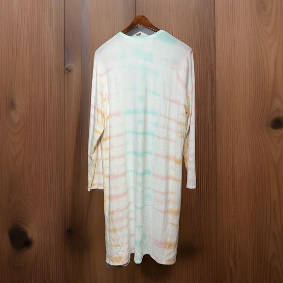 Torrid Super Soft Plush Tie-Dye Long Cardigan Sweater Women’s Size 1 (Plus) - Picture 2 of 6